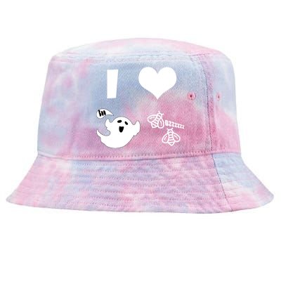 I Heart Boo Beez Tie-Dyed Bucket Hat