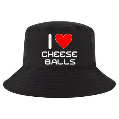 I Heart Cheese Balls Cool Comfort Performance Bucket Hat