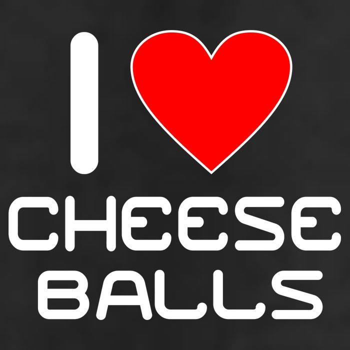 I Heart Cheese Balls Adult Drive Performance Visor