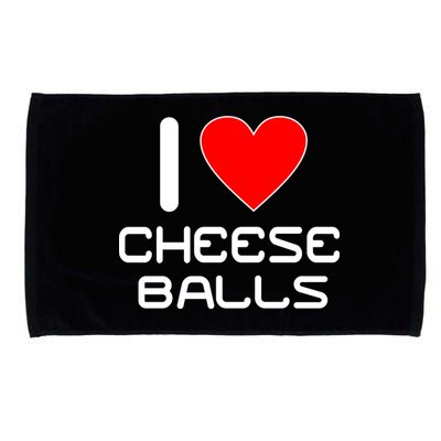 I Heart Cheese Balls Microfiber Hand Towel