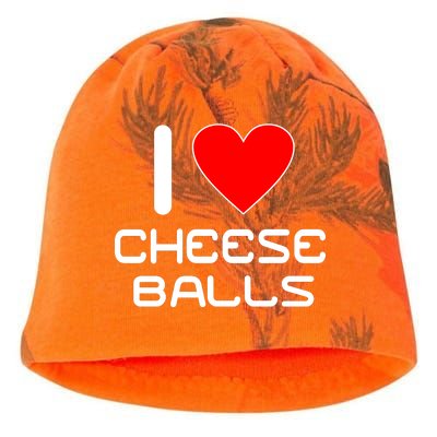 I Heart Cheese Balls Kati - Camo Knit Beanie