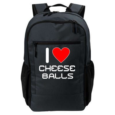 I Heart Cheese Balls Daily Commute Backpack