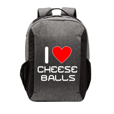 I Heart Cheese Balls Vector Backpack