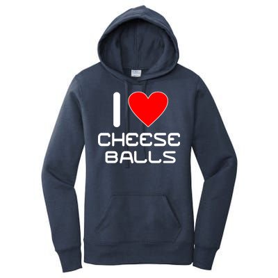 I Heart Cheese Balls Women's Pullover Hoodie