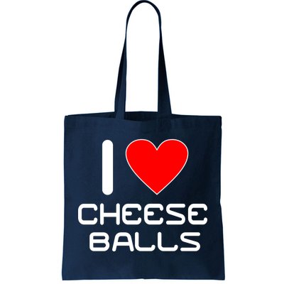 I Heart Cheese Balls Tote Bag