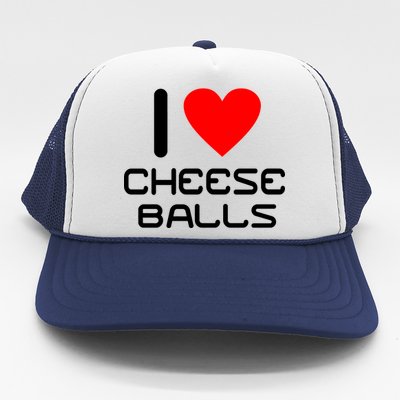 I Heart Cheese Balls Trucker Hat