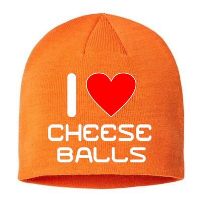 I Heart Cheese Balls Sustainable Beanie