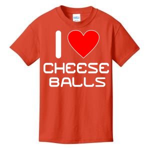 I Heart Cheese Balls Kids T-Shirt