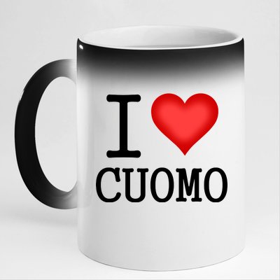 I Heart Cuomo 11oz Black Color Changing Mug