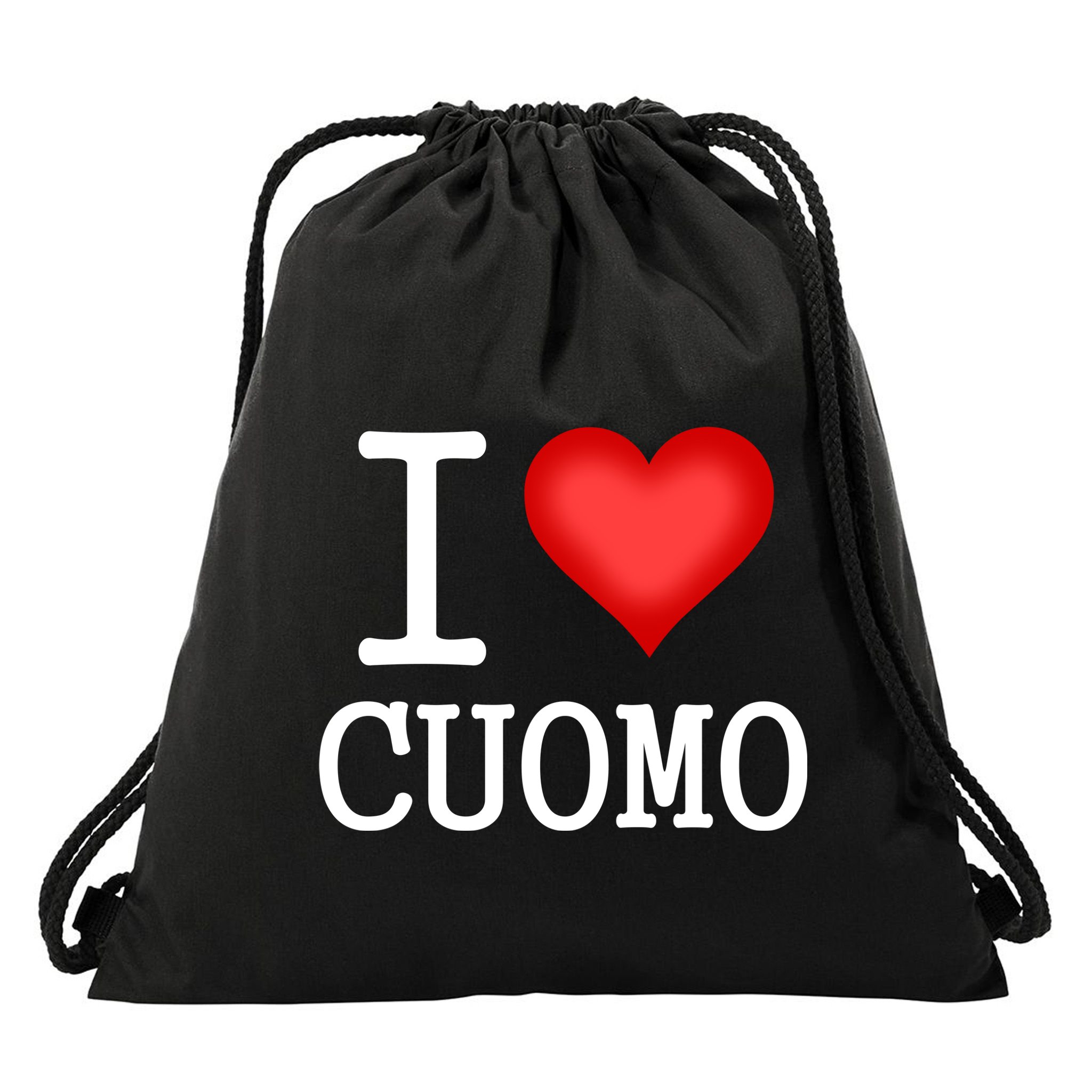 I Heart Cuomo Drawstring Bag