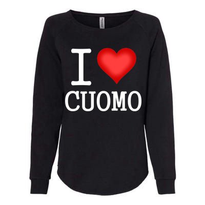 I Heart Cuomo Womens California Wash Sweatshirt