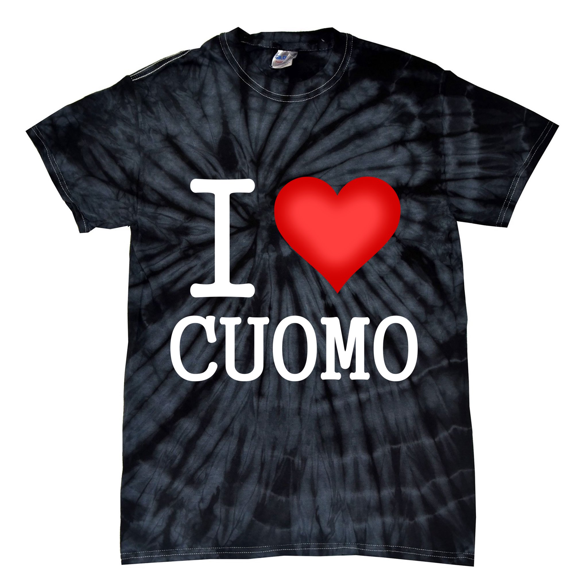 I Heart Cuomo Tie-Dye T-Shirt