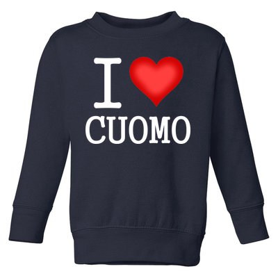 I Heart Cuomo Toddler Sweatshirt