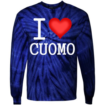 I Heart Cuomo Tie-Dye Long Sleeve Shirt