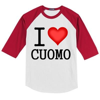 I Heart Cuomo Kids Colorblock Raglan Jersey