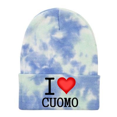 I Heart Cuomo Tie Dye 12in Knit Beanie