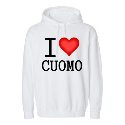 I Heart Cuomo Garment-Dyed Fleece Hoodie