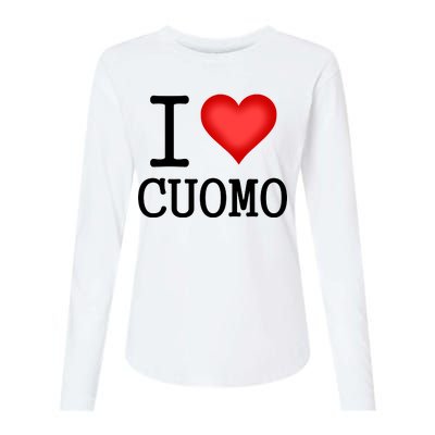 I Heart Cuomo Womens Cotton Relaxed Long Sleeve T-Shirt