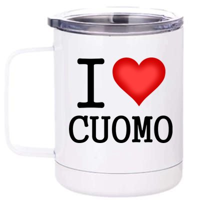 I Heart Cuomo 12 oz Stainless Steel Tumbler Cup