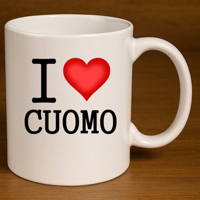 I Heart Cuomo 11oz C Handle Ceramic Mug