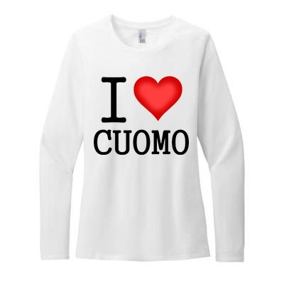 I Heart Cuomo Womens CVC Long Sleeve Shirt