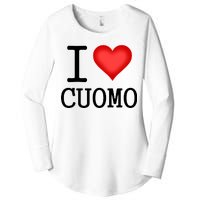 I Heart Cuomo Women's Perfect Tri Tunic Long Sleeve Shirt