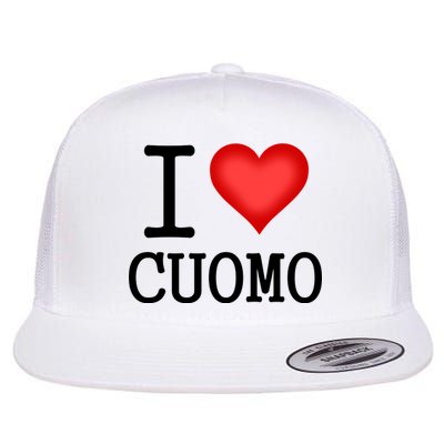 I Heart Cuomo Flat Bill Trucker Hat