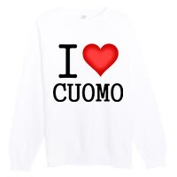 I Heart Cuomo Premium Crewneck Sweatshirt