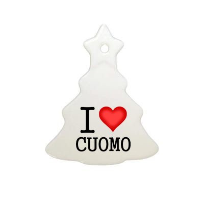 I Heart Cuomo Ceramic Tree Ornament