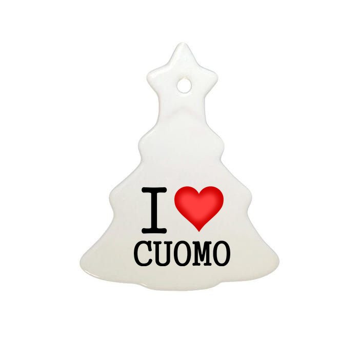 I Heart Cuomo Ceramic Tree Ornament