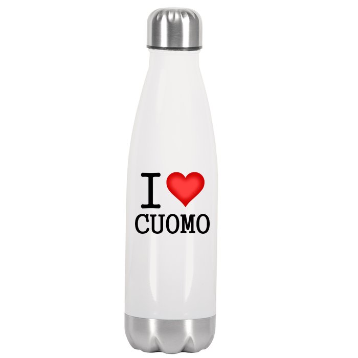 I Heart Cuomo Stainless Steel Insulated Water Bottle