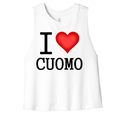 I Heart Cuomo Women's Racerback Cropped Tank