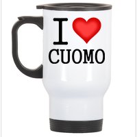 I Heart Cuomo Stainless Steel Travel Mug