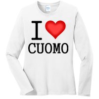 I Heart Cuomo Ladies Long Sleeve Shirt