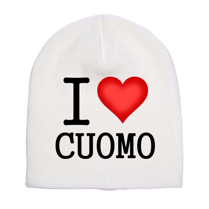 I Heart Cuomo Short Acrylic Beanie