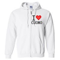 I Heart Cuomo Full Zip Hoodie