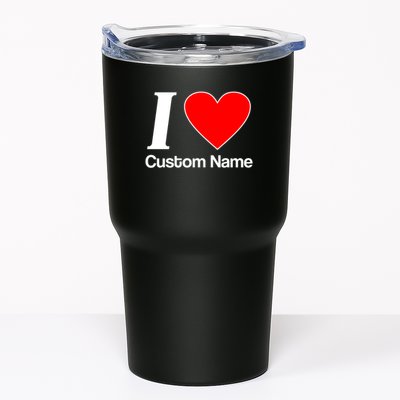 I Heart Custom Name Text Personalize Tumbler