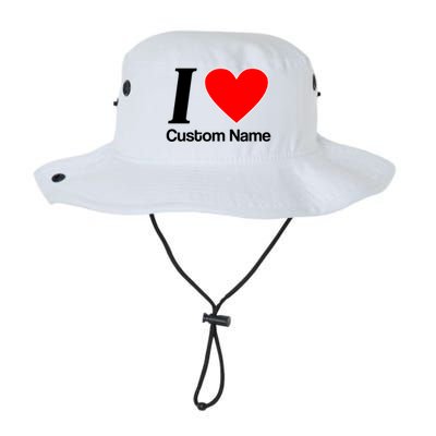 I Heart Custom Name Text Personalize Legacy Cool Fit Booney Bucket Hat