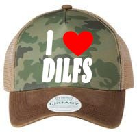 I Heart Dilfs Legacy Tie Dye Trucker Hat
