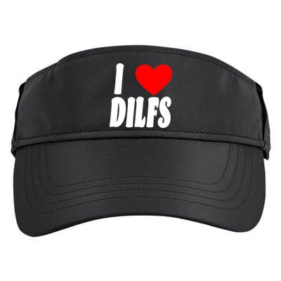 I Heart Dilfs Adult Drive Performance Visor