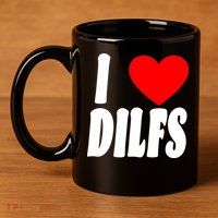 I Heart Dilfs 11oz C Handle Ceramic Mug