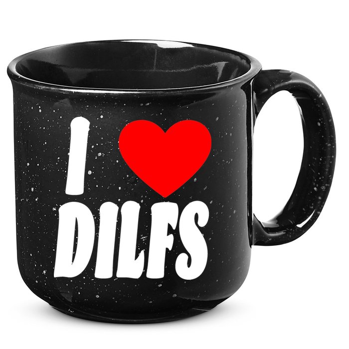 I Heart Dilfs 15oz Campfire Ceramic Mug