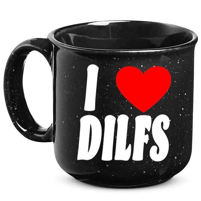 I Heart Dilfs 15oz Campfire Ceramic Mug