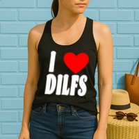 I Heart Dilfs Womens Tank Top