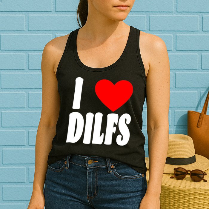 I Heart Dilfs Womens Tank Top