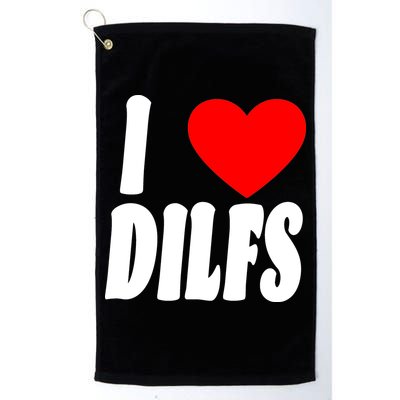 I Heart Dilfs Golf Towel