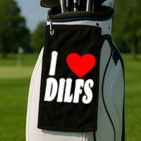 I Heart Dilfs Golf Towel