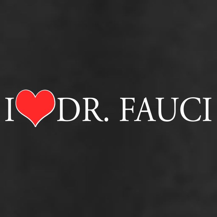 I Heart Dr Fauci 7 Panel Mesh Trucker Snapback Hat