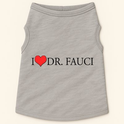 I Heart Dr Fauci Doggie Tank