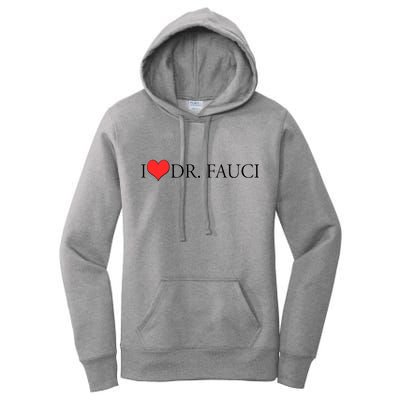 I Heart Dr Fauci Women's Pullover Hoodie